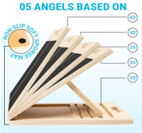 Planche inclinée en bois réglable, portable, durable et antidérapante pour la musculation et le fitness