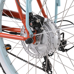 Bicicleta Eléctrica Cruiser de Acero, 7 Velocidades, Cambio Trasero Shimano, Motor de Cubo Trasero de 500W, Batería de Litio, Nueva Llegada en Oferta - Product Image 6