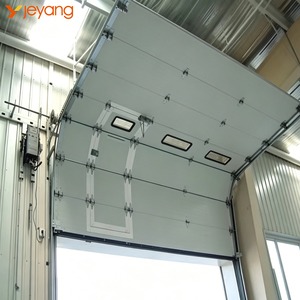Puerta Seccional Industrial de Acero Resistente al Viento, de 40 mm de Espesor, con Elevación Alta y Espuma de <span class=keywords><strong>Poliuretano</strong></span> para Taller - Product Image 2