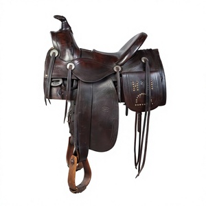 Silla de montar inglesa de estilo europeo para adultos, proveedor de equipos de carreras de caballos, artesanía, silla de montar de cuero de búfalo auténtico para equitación - Product Image 4