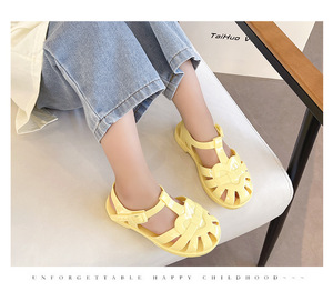 Sandalias de Playa para Niñas, con Tiras, Diseño Moderno, Suela Suave, Estilo Princesa, para Verano - Product Image 3