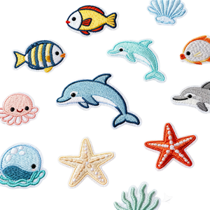 แผ่นป้ายปักลายสัตว์ในรถลายการ์ตูนน่ารักสำหรับใส่หมวกทำจากวัสดุที่เป็นมิตรกับสิ่งแวดล้อมผ้าสักหลาดโพลีเอสเตอร์ - Product Image 5