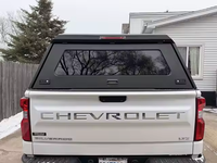 XINYI 4x4 Hardtop Étanche en Acier de 6 Pieds pour Pick-up, Capot de Camper en Aluminium pour Chevrolet Silverado