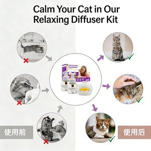 Kit diffuseur de phéromones apaisantes pour animaux de compagnie, pliable et moderne, type liquide chauffant, ornement d'intérieur pour le soulagement du stress chez les chats et les chiens - Product Image 3
