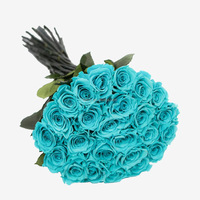 Roses éternelles stabilisées naturelles OEM à tige longue – Fleurs préservées longue durée pour la Saint-Valentin et les remises de diplômes
