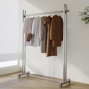 Perchas <span class=keywords><strong>de</strong></span> Acero Inoxidable <span class=keywords><strong>para</strong></span> Tiendas <span class=keywords><strong>de</strong></span> <span class=keywords><strong>Ropa</strong></span>, Exhibidores <span class=keywords><strong>de</strong></span> <span class=keywords><strong>Ropa</strong></span> <span class=keywords><strong>para</strong></span> Hombre y Mujer, Estantes <span class=keywords><strong>de</strong></span> Fácil Montaje - Product Image 2