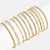 Bracelets élégants pour femmes, bracelets raffinés et délicats, bijoux classiques minimalistes en acier inoxydable, vente en gros TGSL6101