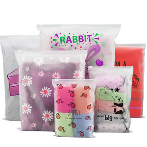 YURUI Fábrica Embalaje Bio Degradable Autoadhesivo Ziplock Joyería personalizada Sello de plástico transparente Embalaje PVC Esmerilado Bolsas con cremallera - Product Image 2