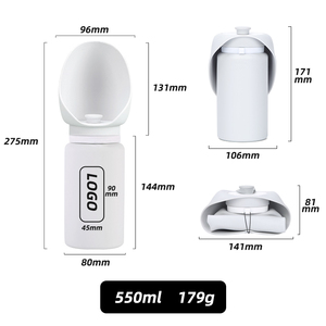 Perlengkapan anjing dapat dilipat, perlengkapan anak anjing ringan bebas Bpa, Dispenser air perjalanan anjing, mangkuk dan pengumpan hewan peliharaan - Product Image 5