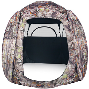 Abri de chasse pop-up camouflage en polyester, installation rapide, tente de chasse en plein air, saison automne, monocouche - Product Image 1