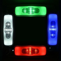 Feu de position latéral LED module Bowtie blanc bleu ambre vert rouge 12V 24V pour camion remorque camping-car étanche