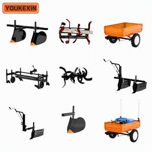 Tractor de un solo asiento giratorio marca YKX, minitractor de 4 ruedas para labranza profunda, herramienta agrícola para preparación del suelo en granjas. - Product Image 4