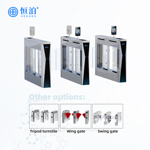 Control de acceso inteligente Hengbo, puerta de canal peatonal de acero inoxidable, sistema de tickets de reconocimiento facial <span class=keywords><strong>para</strong></span> sitio comunitario - Product Image 2