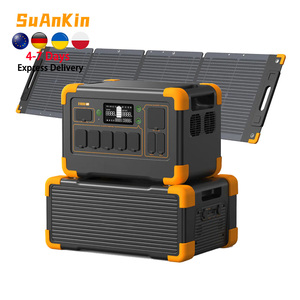 Station d'alimentation pour le camping en plein air, batterie Lifepo4 1800W, générateur solaire sans fil AC type-c USB pour l'Ukraine - Product Image 1