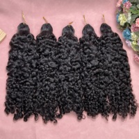 Cheveux humains bruts de qualité 12A, cheveux vietnamiens de haute qualité, non traités, naturels, bouclés, extensions de cheveux au crochet pour femmes noires
