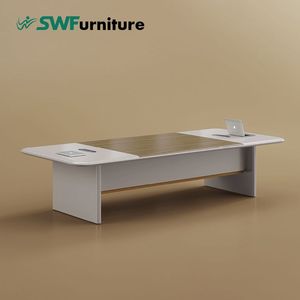 <b>Modern</b> Luxury Executive Boardroom Table Environmentally-Friendly Materials Large Conference Meeting Wood Office <b>Desk</b> - Product Image 4