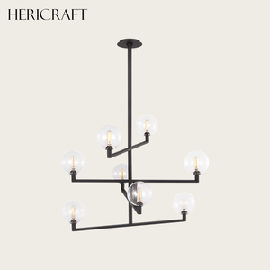 Lámpara de Techo LED Contemporánea de 8 Luces, Personalizable, para Sala de Estar, Comedor, Cocina, 110V - Product Image 2