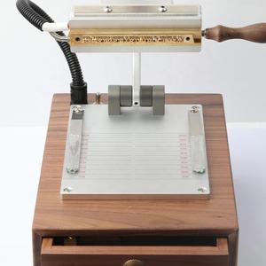 العتيقة تقليد الساخن الصحافة الجلود شعار آلة الطوابع للبلاستيك ورقة - Product Image 5