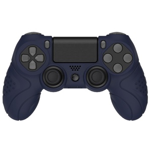 Coque de protection en silicone écologique pour manette sans fil, personnalisée, étanche, bleu nuit - Product Image 4