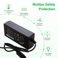 Adaptateur d'alimentation ESann DC12V 3A 36W, AC 100-240V, protection contre les courts-circuits, prise US, prise DC