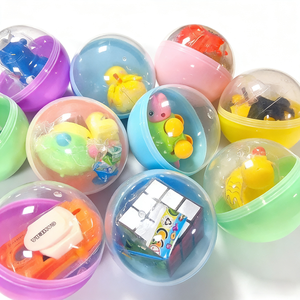 Capsules de jouets surprise préremplies de 100-120 mm, capsules transparentes pour machine Gashapon, pour poupées en peluche - Product Image 1
