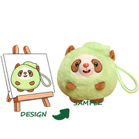Couverture en peluche super douce personnalisée pour enfants, design de poupée animale