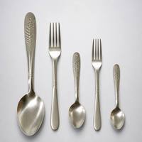 Ensemble de couverts en acier inoxydable de qualité supérieure, couteau, fourchette, cuillère, argenterie, mariage, hôtel, restaurant, vente en gros