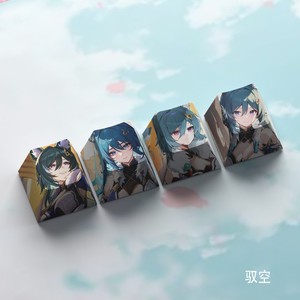 Capuchons de touches R4 personnalisés Honkai Star Rai Jing Yuan Kafka Dan Heng Aventurine pour <span class=keywords><strong>clavier</strong></span> mécanique de jeu, accessoires - Product Image 4