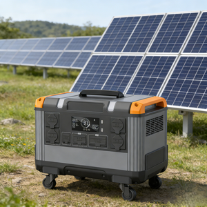 OEM T30 3000W <b>Solar</b> Station With Pure Sine Wave MPPT <b>Controller</b> LED Flashlight Port for Camping Car Home Use T30 3000W Output Re - Product Image 1
