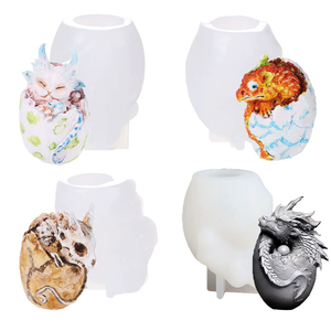 HY Vertical <strong>Dragon</strong> Egg Mold for Candles Home Decoration - Product Image 1