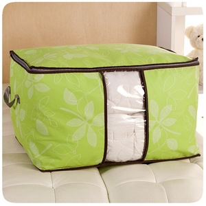 Sac de rangement extra large en charbon de bambou multicolore pour couettes, vêtements et organiseurs de couettes, sacs de rangement pour la maison - Product Image 3