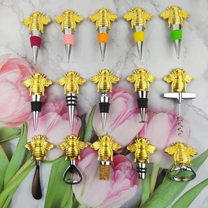 Bee Zinc Alloy <b>Wine</b> <b>Stopper</b> 4 In 1 Multi Function Bottle Opener Corkscrew Set - Product Image 1