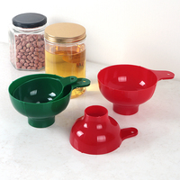 Entonnoir en plastique pour bocaux à large ouverture, idéal pour la mise en conserve de confitures et cornichons, disponible en grandes et petites tailles, ensemble d'entonnoirs de qualité alimentaire.