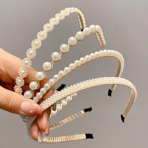 Serre-têtes de mariage pour femmes, bandeaux de mariée, bandeaux pour filles, serre-têtes en perles pour femmes - Product Image 2