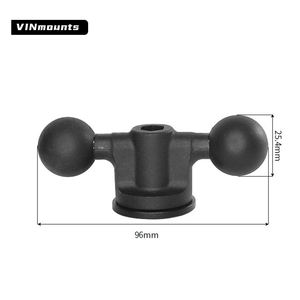 VINmounts 1-Inch Dual Ball Head Base, Compatible with <b>Large</b> Clamp & Suction <b>Cup</b> Mount, Adjustable Mount System VIN-B-010 - Product Image 4