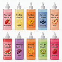 Huile à cuticules parfumée en vrac pour marque privée, flacon de 4 oz avec embout de précision, huile à cuticules pour salon de manucure