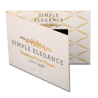 Invitation de mariage et boîte cadeau découpées au laser avec port USB, écran numérique 4,3 pouces, album de cartes de vœux style musical, brochure vidéo