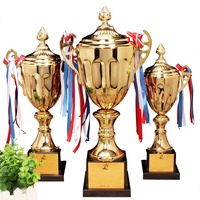 Trophées en fer créatifs fournis par le fabricant, modèle de ballon artisanal sur mesure 7706, coupes MVP Chine, médailles de compétition