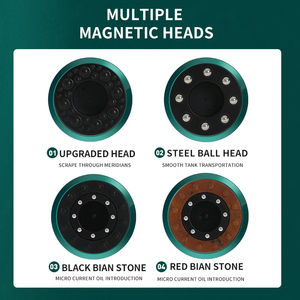 Neues Produkt Guasha Schröpfen Massage werkzeug Wiederauf ladbarer Kratzkopf Vakuum Saugnapf Schmerz mittel - Product Image 5