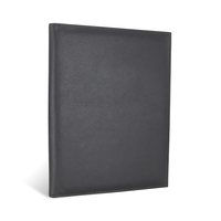 Usine en gros personnalisé invité en cuir chambre d'hôtel en cuir pu A4 cahier Menu livre chèque porte-livre couvre