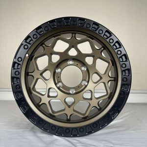 Jantes tout-terrain 4x4 en alliage d'aluminium à design classique et à déport profond, disponibles en 16x8, 17x9, 18x9 pouces pour Jeep, Toyota Prado, Nissan, SUV et pick-up - Product Image 1