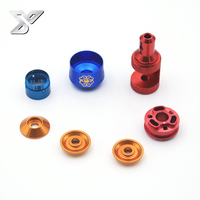 Couvercle de bougie d'allumage en aluminium 7075-T6 anodisé dur gravé au laser d'usinage CNC