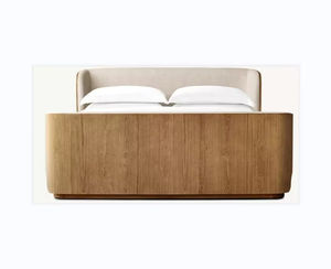 Muebles de Dormitorio de <span class=keywords><strong>Madera</strong></span> de Lujo, Cama Queen Size Hecha a Mano y Personalizada - Product Image 6