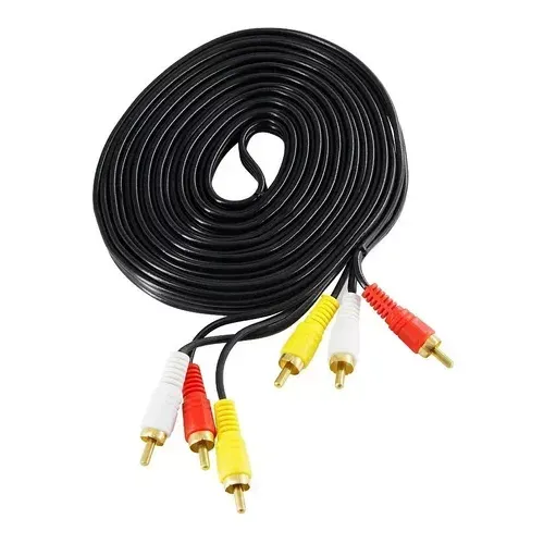 5 Pieces RCA Cable 1.5 Meters Male to Male Shielded