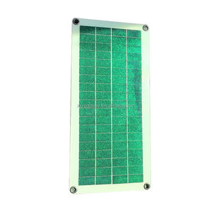 Panneau solaire monocristallin flexible demi-cellule OEM 20W 6V, module PV PET vert coloré, panneau PV PET vert coloré - Product Image 6
