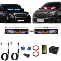 2PCS Devil Eyes Light LED Eyes Flex LED Display for Car LED Sign Convient pour les fenêtres des voitures et les camions de petite à moyenne taille