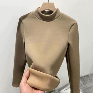 Pull en maille à col roulé pour femme, coupe classique, décontracté, uni, avec dentelle, chaud et anti-boulochage, manches longues, printemps, automne, hiver - Product Image 4