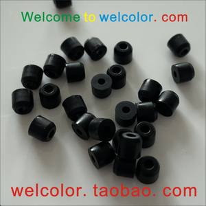 Weiches elastisches Formteil Silikon kautschuks chutz Gerade Hohl hülsen teile Außen durchmesser 6 6, 0 6mm ID3 3, 0 3,3mm 3,3mm Puffers cheibe - Product Image 1