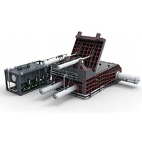 Compacteur hydraulique de ferraille, presse à ferraille horizontale pour aluminium/cuivre/acier
