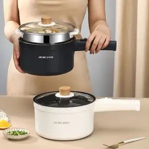 220V Electric Hot Pot Multicooker Household Non-stick Cooking Machine  Frying Pan Pot 5L Double-flavor Hot Pot 3L Single Pot